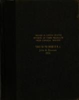 Trends in United States imports of farm products from Canada, 1900-1932