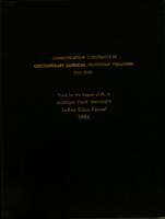 Communication constructs in contemporary American protestant preaching, 1940-1965