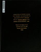 Investigation of possible factors that influence the development of non-carbon dioxide-dependent cells of Brucella abortus from carbon dioxide-dependent ones