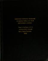 Subsistence purchasing procedures of selected federal and state institutions in Michigan