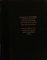 An analysis of the differences involved in writing the one-act play for stage, and the half-hour play for radio and for television