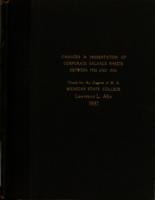 Changes in presentation of corporate balance sheets between 1932 & 1936