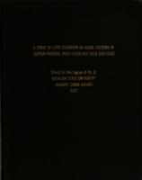 A study of lipid oxidation in model systems of copper-poteins, milk lipids and milkk dialyzate