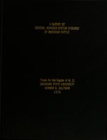 A survey of central nervous system diseases of Michigan cattle