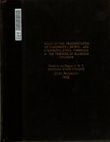 Study of the fragmentation of di-isopropyl methyl and di-isopropyl ethyl carbinols in the presence of aluminum chloride