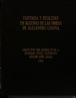 Fantasia y realidad en algunas de las obras de Alejandro Casona