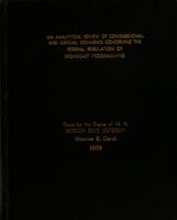 An analytical review of congressional and judicial comments concerning the federal regulation of broadcast programming