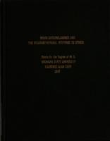 Brain catecholamines and the pituitary-adrenal response to stress