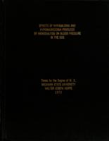 Effects of hypokalemia and hypomagnesemia produced by hemodialysis on blood pressure in the dog