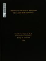 A sedimentary and chemical analysis of the Niagara series in Michigan