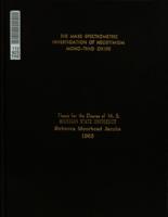 The mass spectrometric investigation of neodymium mono-thio oxide