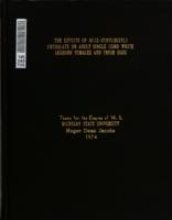 The effects of di (2-ethylheyxl) phthalate on adult Single Comb White Leghorn females and their eggs