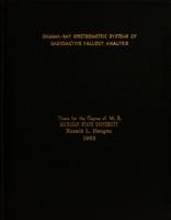 Gamma-ray spectrometric systems of radioactive fallout analysis