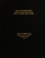 Argillic and cambic horizons in soils developed from high lime loam till in Huron County, Michigan