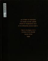 An attempt to propagate the mouse-adapted Lansing strain of poliomyelitis virus in the developing chicken embryo