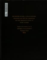 The relation between a nitrate-nitrogen incubation soil test and greenhouse and field response of crops to added nitrogen