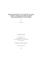 Development of large scale structured light based measurement systems