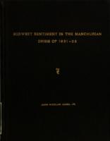 Midwest sentiment in the Manchurian crisis of 1931-32