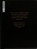 A study of the I.Q. consistency, internal consistency, and correlations with certain academic grades of the California Test of Mental Maturity : Short Form