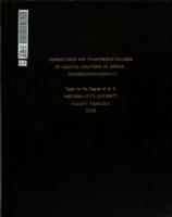 Conductance and transference numbers of aqueous solutions of sodium metabenzenedisulfonate