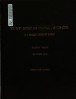 Military service and political participation in a Mexican-American sample