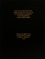 Effect of the dam's weight gain during gestation on litter size and the utilization of laparoscopy for the collection of uterine fluids in swine