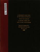 A comparative cost study of the various methods by which the village of La Grange, Illinois, can meet the 1965 water demand