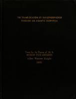 The translocation of radiophosphorus through an aquatic ecosystem