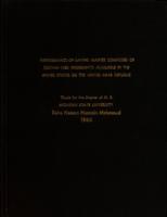 Performance of laying mashes composed of certain feed ingredients available in the United States or the United Arab Republic