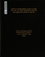 Effects of excess dietary niacin in high and low fat diets on selective enzyme and coenzyme systems in the rat