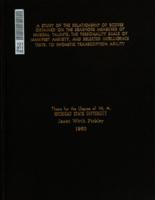 A study of the relationship of scores obtained on the Seashore measures of musical talents, the Personality scale of manifest anxiety, and selected intelligence tests, to phonetic transcription ability