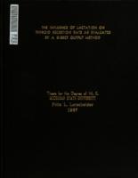 The influence of lactation on thyroid secretion rate as evaluated by a direct output method