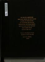 The use of a recording resistance bridge and Bouyoucos plaster of Paris blocks in measuring infiltration, percolation and transmission rates of rain water through soils under grass, alfalfa and oats