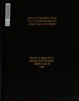 Inability of Pasteurella pestis to utilize ammonium ions as a primary source of nitrogen