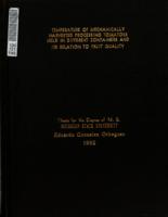 Temperature of mechanically harvested processing tomatoes held in different containers and its relation to fruit quality