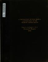 A profile study of four erosive claypan soils of the Piedmont plateau region