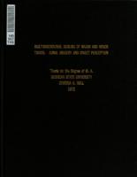 Multidimensional scaling of major and minor triads : aural imagery and direct perception