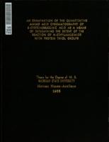 An examination of the quantitative amino acid chromatography of S-Cysteinosuccinic acid as a means of determining the extent of the reaction of N-Ethylmaleimide with protein thiol groups