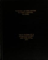 Physiological and verbal reactions to a variety of emotional film stimuli