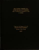 Gravimetric pressure cell investigation of hysteresis and hydraulic conductivities in soils