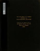 The influence of carbon dioxide on food poisoning organisms