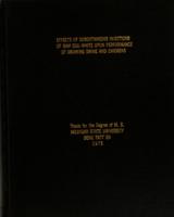 Effects of subcutaneous injections of raw egg-white upon performance of growing swine and chickens