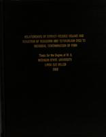 Relationships of extract-release volume and reduction of reazurin and tetrazolium dyes to microbial contamination of pork