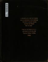 A follow-up study of young men in Michigan who received the state farmer degree during the period 1940 to 1947