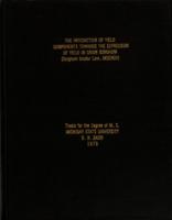 The interaction of yield components towards the expression of yield in grain sorghum