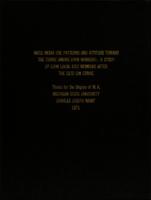 Mass media use patterns and attitude toward the strike among UAW workers : a study of UAW Local 602 members after the 1970 GM strike