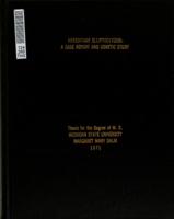 Hereditary elliptocytosis : a case report and genetic study