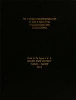 The synthesis and characterization of some n-substituted cyclosiloxazanes and cyclodisilazanes