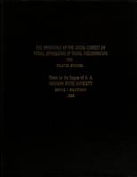 The importance of the social context on verbal expressions of racial discrimination and related studies