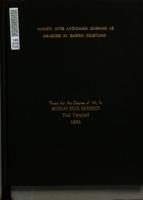 Anxiety after avoidance learning as measured by gastric secretions